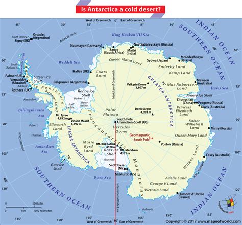 antarctic desert location